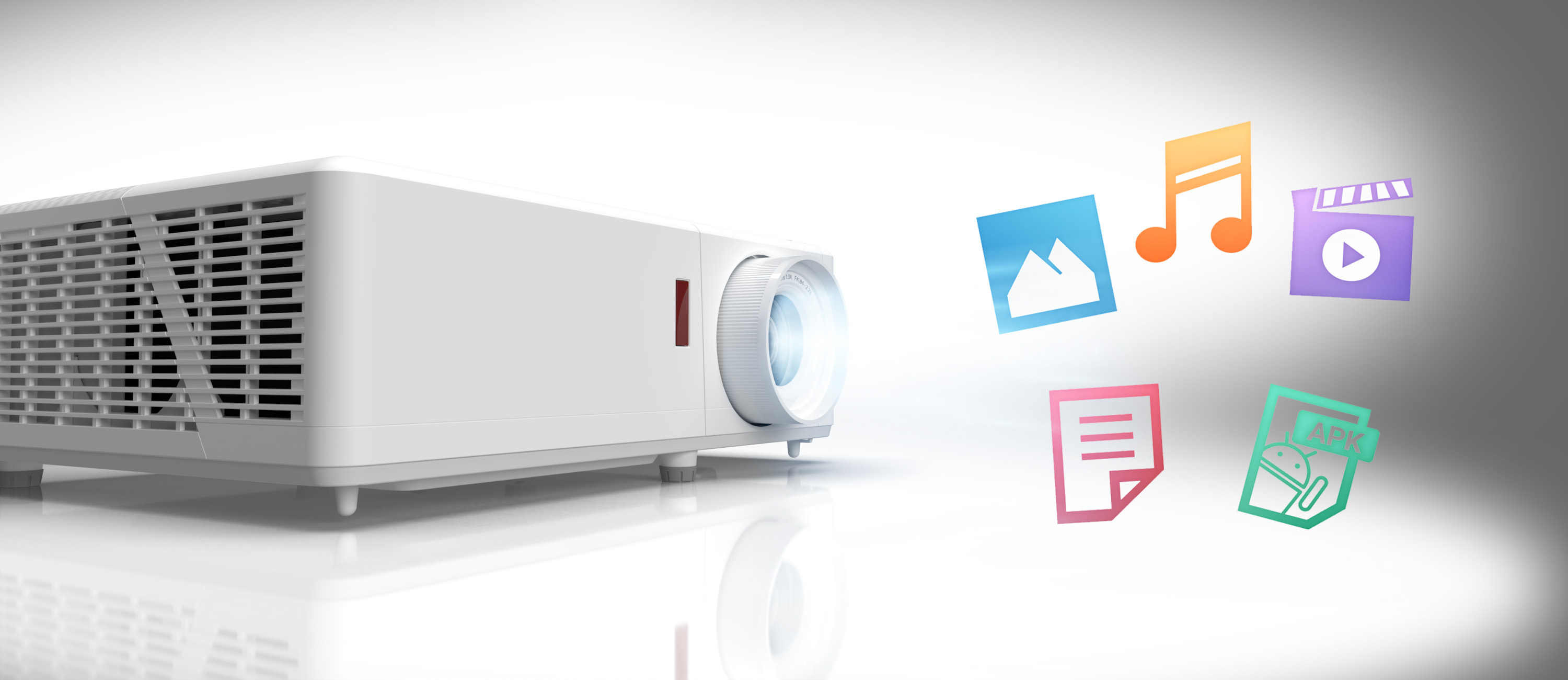 Optoma UHZ50 Smart 4K UHD laser home entertainment projector